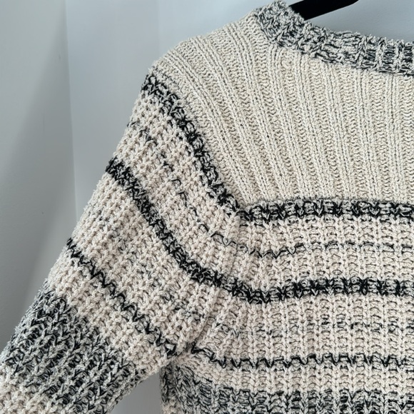 Black and white striped cozy Scotch & Soda sweater - Picture 6 of 7